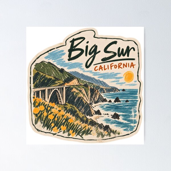 Item preview, Big Sur, California designed and sold by LoveLabDesign.
