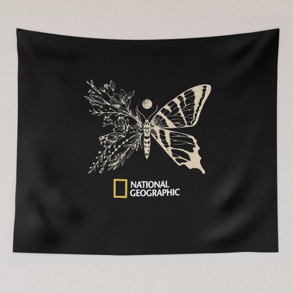 Item preview, Luna Moth Botanical Moon Floral Graphic designed and sold by VelourEmber.
