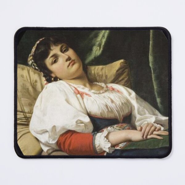 Item preview, Young Girl on the Armchair designed and sold by SharonTheFirst.