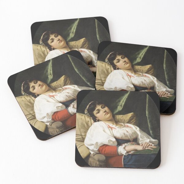 Item preview, Young Girl on the Armchair designed and sold by SharonTheFirst.