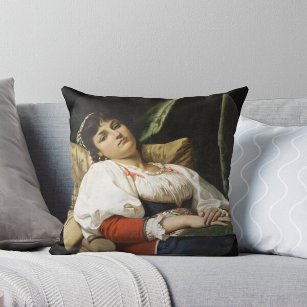 Item preview, Young Girl on the Armchair designed and sold by SharonTheFirst.