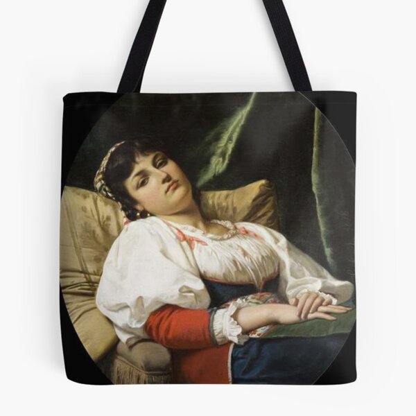 Item preview, Young Girl on the Armchair designed and sold by SharonTheFirst.