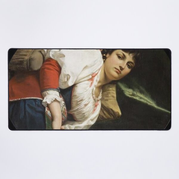 Item preview, Young Girl on the Armchair designed and sold by SharonTheFirst.
