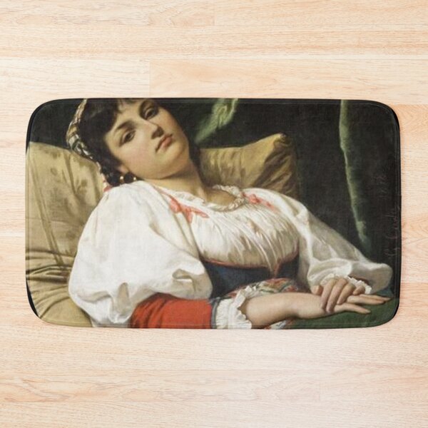 Item preview, Young Girl on the Armchair designed and sold by SharonTheFirst.
