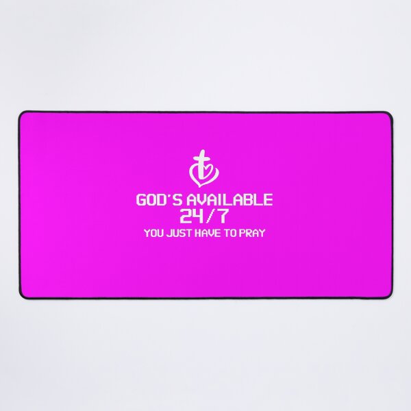 Item preview, GOD'S AVAILABLE 24/7...YOU JUST HAVE TO PRAY ABOUT IT CHRISTIAN APPAREL designed and sold by VFamDesigns.