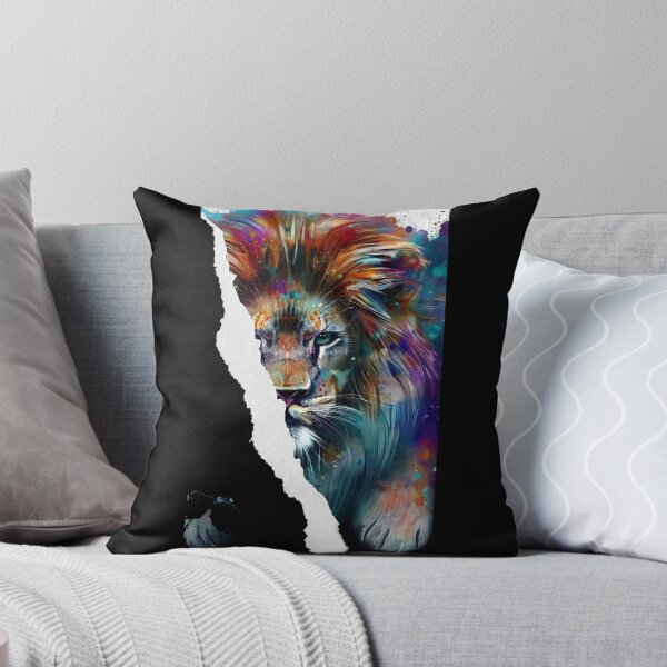 Item preview, Psychedelic Abstract Lion Rip Effect Art designed and sold by FrequencyV.