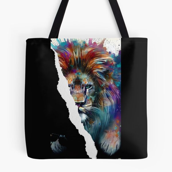 Item preview, Psychedelic Abstract Lion Rip Effect Art designed and sold by FrequencyV.
