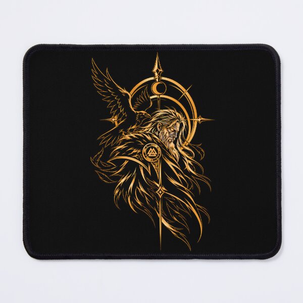 Item preview, Odin Norse God Raven Viking Mythology designed and sold by QubekShop.
