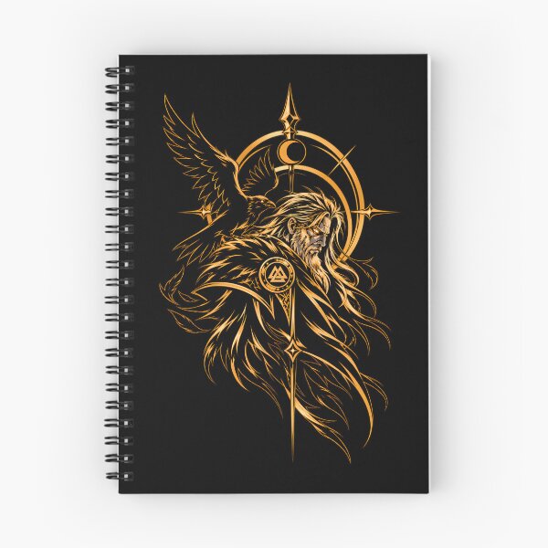 Item preview, Odin Norse God Raven Viking Mythology designed and sold by QubekShop.