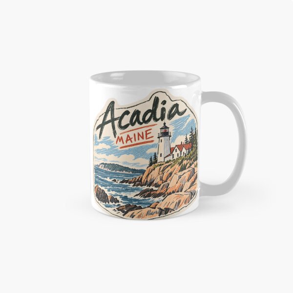 Aperçu de l'œuvre Acadie, Maine créée et vendue par LoveLabDesign.