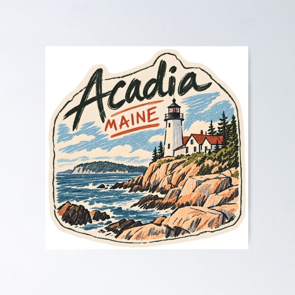 Item preview, Acadia Maine designed and sold by LoveLabDesign.