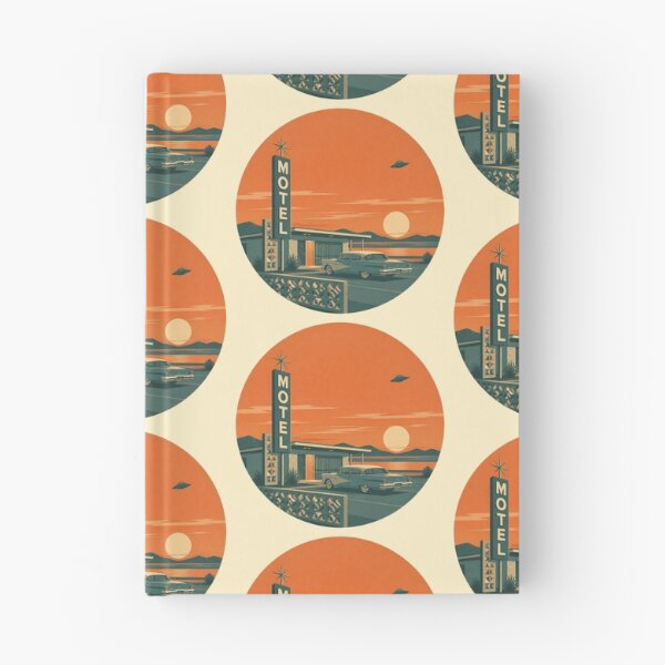Item preview, Retro UFO – Sunset Motel designed and sold by mellow-koko.