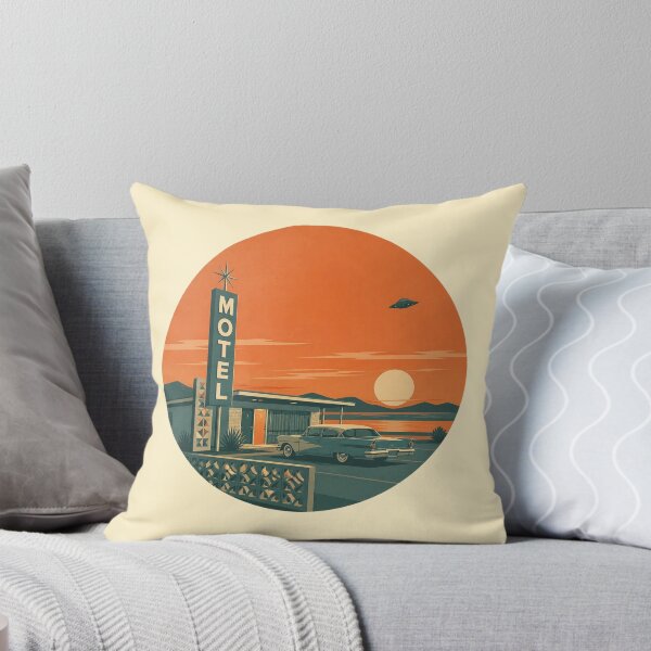 Item preview, Retro UFO – Sunset Motel designed and sold by mellow-koko.