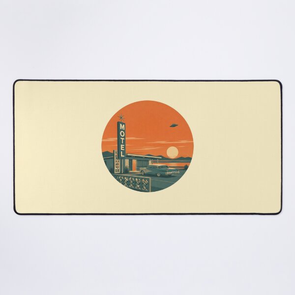 Item preview, Retro UFO – Sunset Motel designed and sold by mellow-koko.