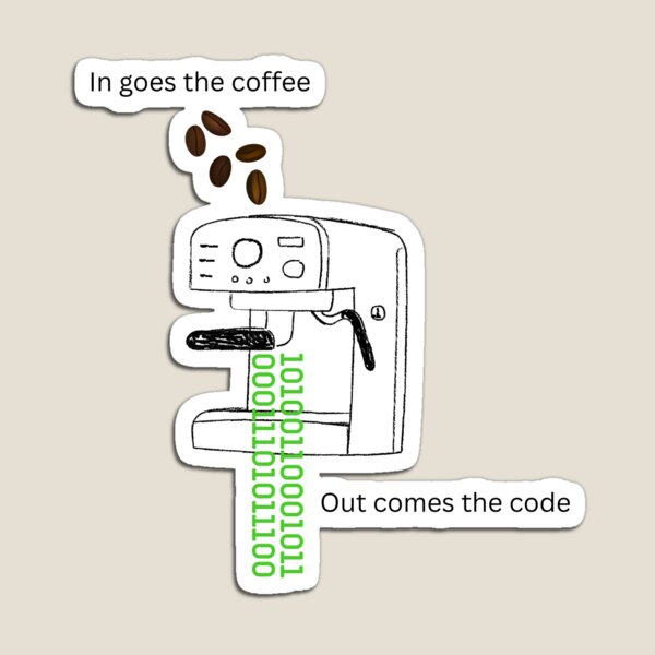 Item preview, Coffee coding joke designed and sold by jack86305.