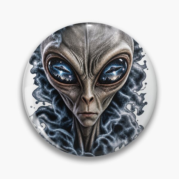Item preview, Alien Head T-Shirt | Retro UFO Extraterrestrial Graphic Tee designed and sold by OFF-CTR.