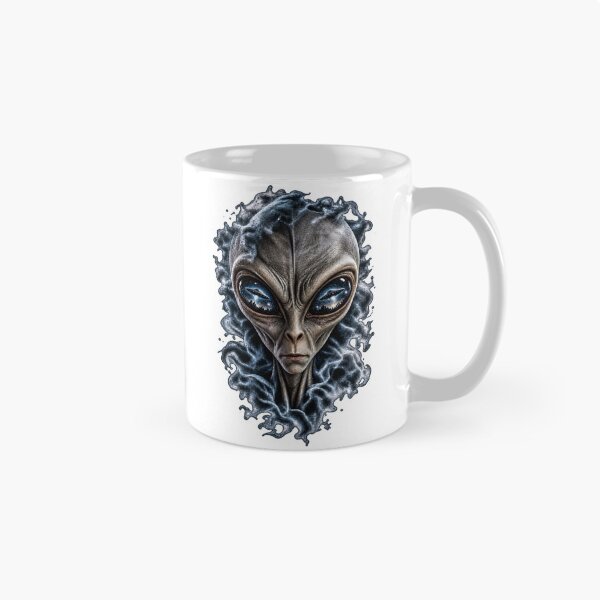 Item preview, Alien Head T-Shirt | Retro UFO Extraterrestrial Graphic Tee designed and sold by OFF-CTR.