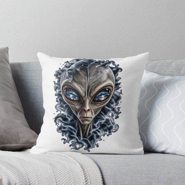 Item preview, Alien Head T-Shirt | Retro UFO Extraterrestrial Graphic Tee designed and sold by OFF-CTR.