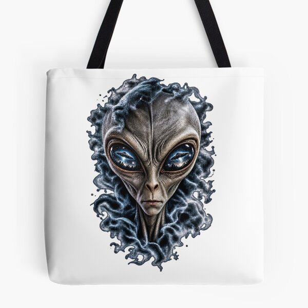 Item preview, Alien Head T-Shirt | Retro UFO Extraterrestrial Graphic Tee designed and sold by OFF-CTR.
