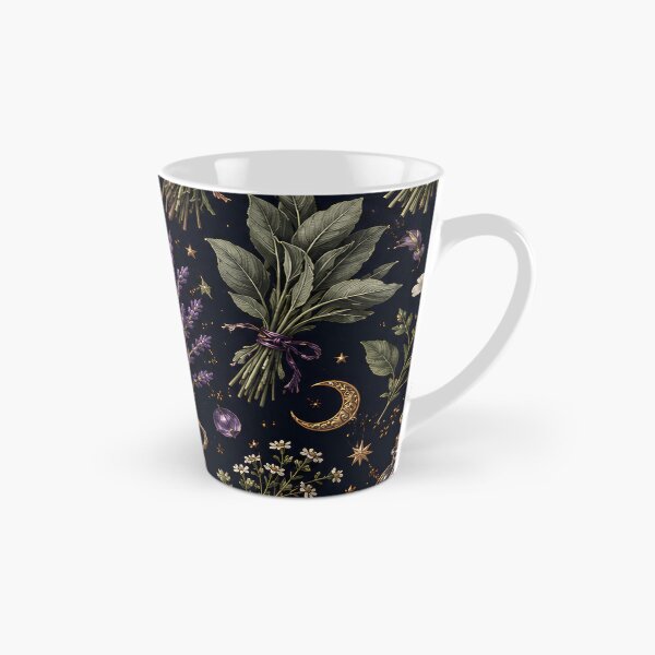 Item preview, Celestial Herb Garden – Witchy Botanical Apothecary Pattern designed and sold by LunarRavenWolf.