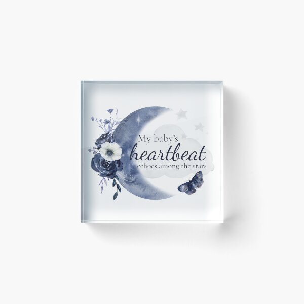 Item preview, Baby’s Heartbeat Echoes Among the Stars Celestial Design designed and sold by Miss Britty May.