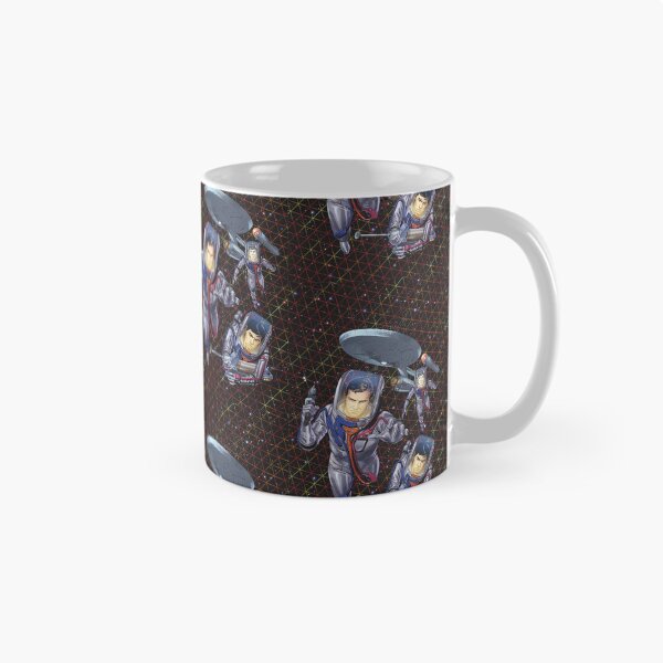 Item preview, Starfleet Sci-Fi Space Exploration: Retro USS Enterprise Silhouette and Live Long and Prosper Fan Art designed and sold by benja-08.