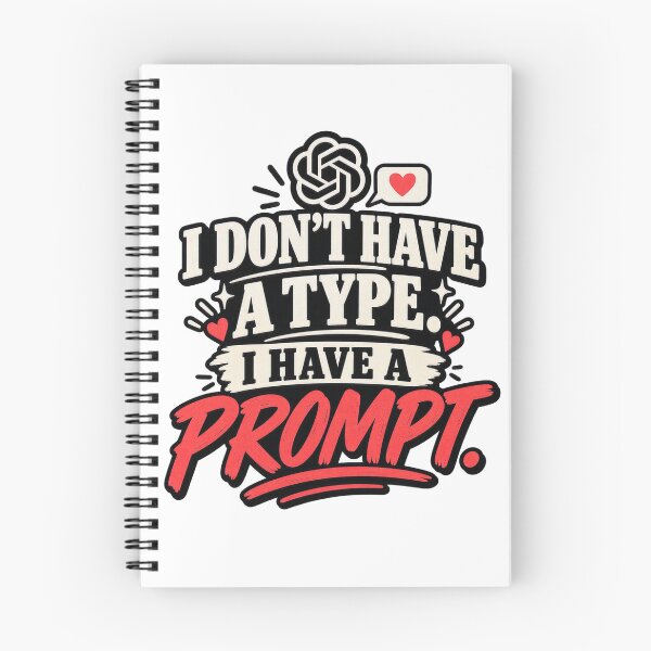 Item preview, I Don’t Have A Type. I Have A Prompt. designed and sold by erkancept.