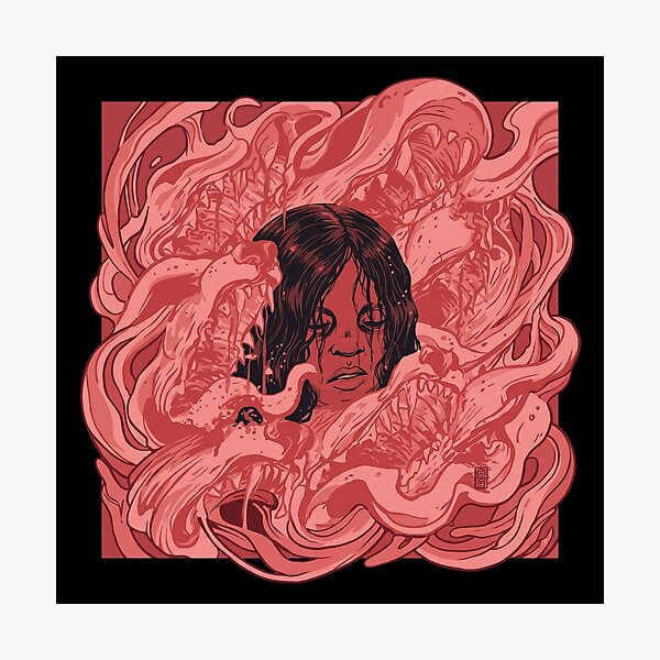 Item preview, Pink Smoke Portrait designed and sold by nanwy.