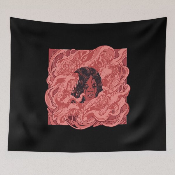 Item preview, Pink Smoke Portrait designed and sold by nanwy.