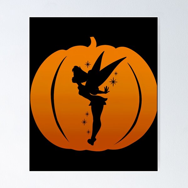Item preview,  Tinker Bell Silhouette Halloween Pumpkin designed and sold by NirMu.