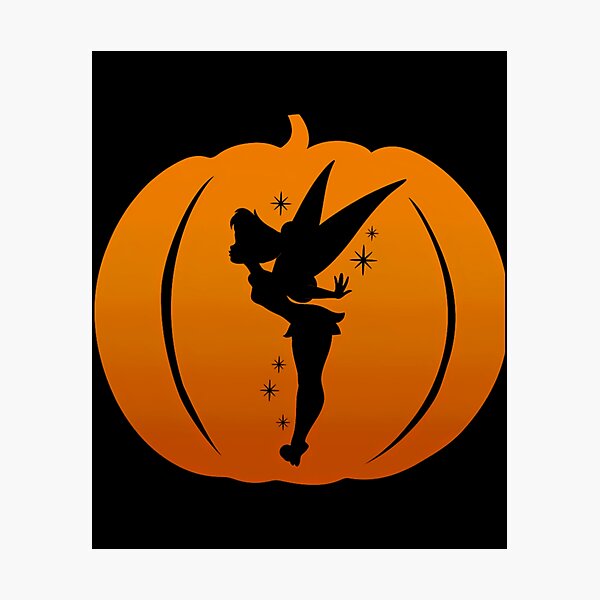 Item preview,  Tinker Bell Silhouette Halloween Pumpkin designed and sold by NirMu.
