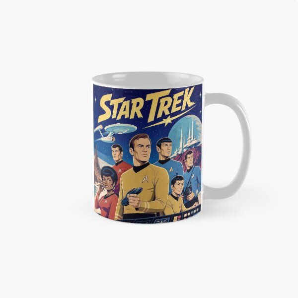 Item preview, Starfleet Sci-Fi Space Exploration: Retro USS Enterprise Silhouette and Live Long and Prosper Fan Art designed and sold by benja-08.