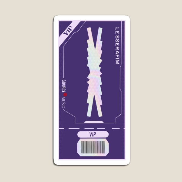 Item preview, LE SSERAFIM x Overwatch - Perfect Night Ticket designed and sold by AntiFr4gile.