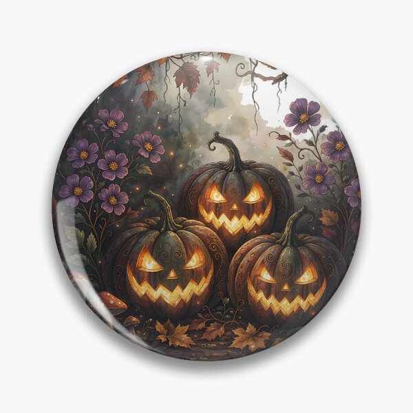 Item preview, Haunted Pumpkin Garden designed and sold by Neural-canvas.