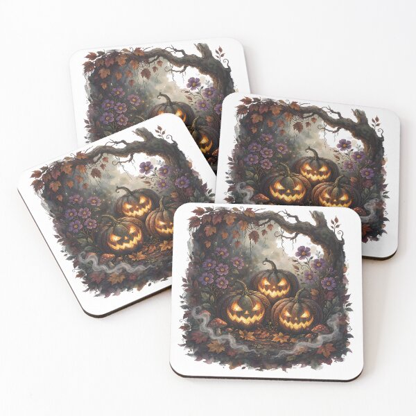 Item preview, Haunted Pumpkin Garden designed and sold by Neural-canvas.