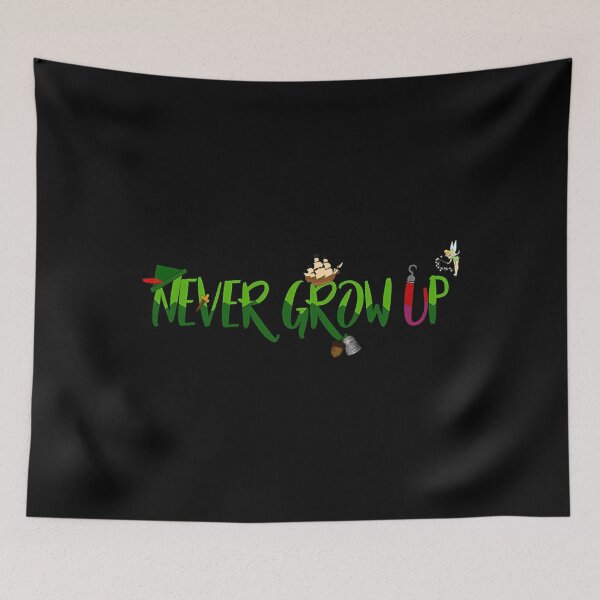 Item preview, Never Grow Up designed and sold by NirMu.