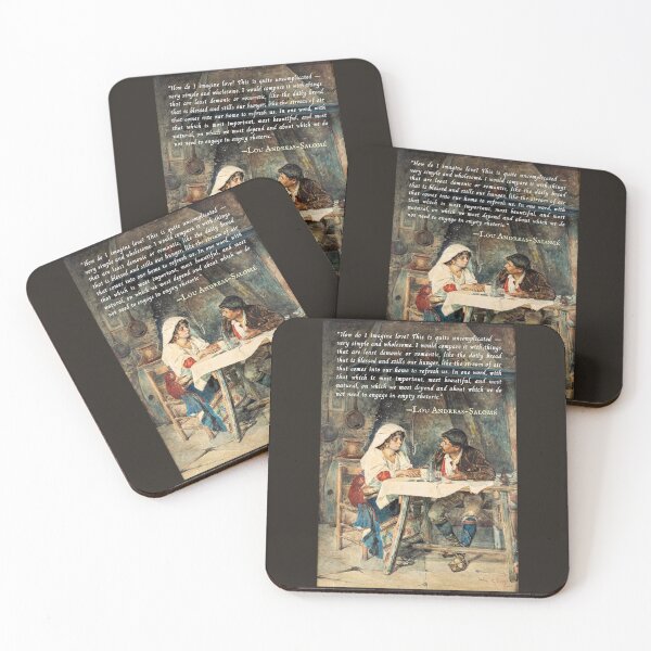 Item preview, Lou Andreas-Salomé quote: How do I imagine love? This is quite uncomplicated -- very simple and wholesome. I would compare it with things that are least demonic... designed and sold by artbleed.