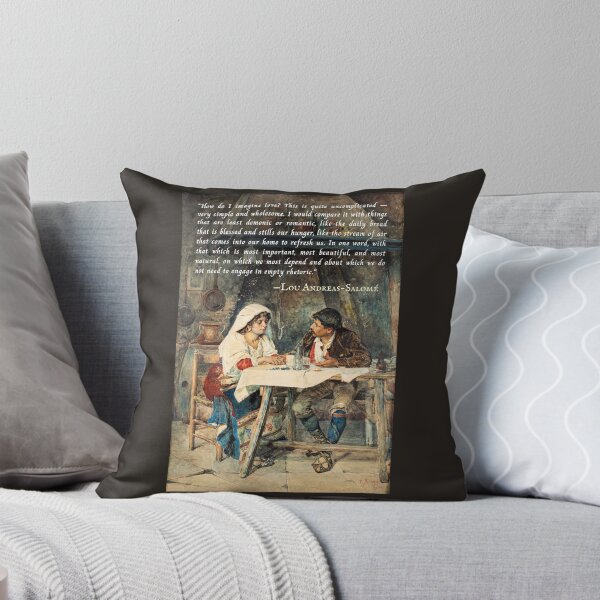 Item preview, Lou Andreas-Salomé quote: How do I imagine love? This is quite uncomplicated -- very simple and wholesome. I would compare it with things that are least demonic... designed and sold by artbleed.