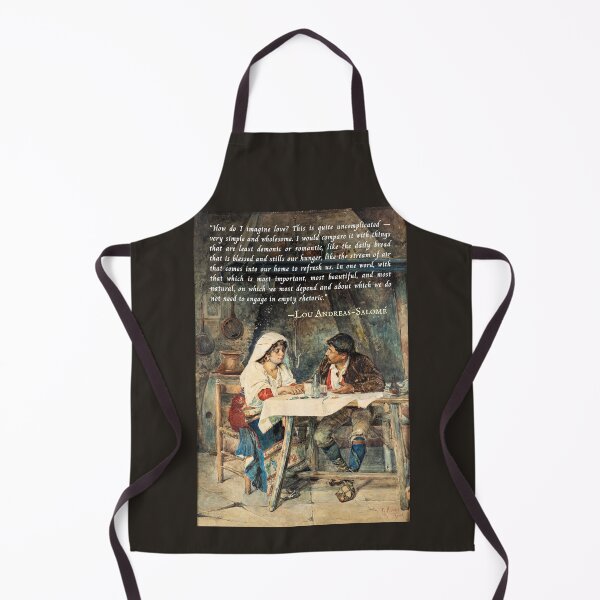 Item preview, Lou Andreas-Salomé quote: How do I imagine love? This is quite uncomplicated -- very simple and wholesome. I would compare it with things that are least demonic... designed and sold by artbleed.