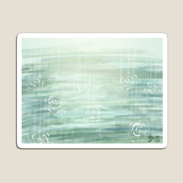 Item preview, Rain falling onto lake designed and sold by Mayavs.