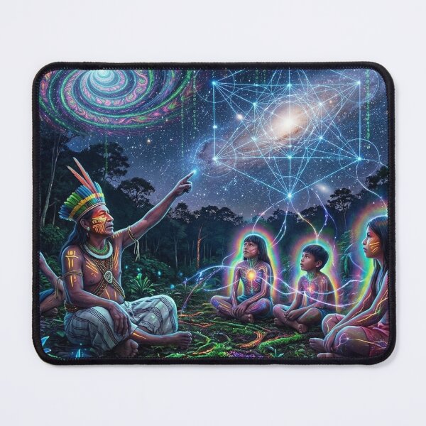 Item preview, Visions of the Spirit · Sacred Medicine and Spiritual Psychedelic Art designed and sold by RoninGangStudio.