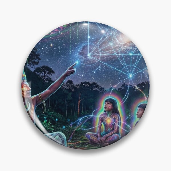 Item preview, Visions of the Spirit · Sacred Medicine and Spiritual Psychedelic Art designed and sold by RoninGangStudio.