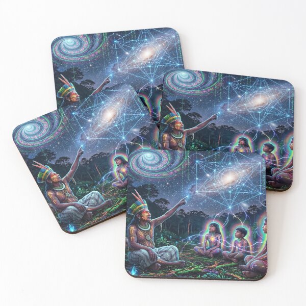 Item preview, Visions of the Spirit · Sacred Medicine and Spiritual Psychedelic Art designed and sold by RoninGangStudio.