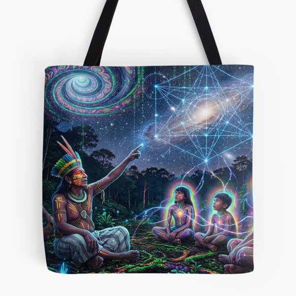 Item preview, Visions of the Spirit · Sacred Medicine and Spiritual Psychedelic Art designed and sold by RoninGangStudio.