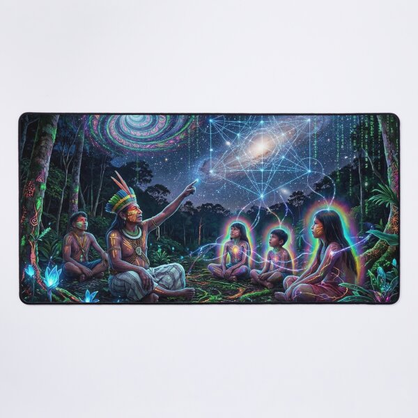 Item preview, Visions of the Spirit · Sacred Medicine and Spiritual Psychedelic Art designed and sold by RoninGangStudio.