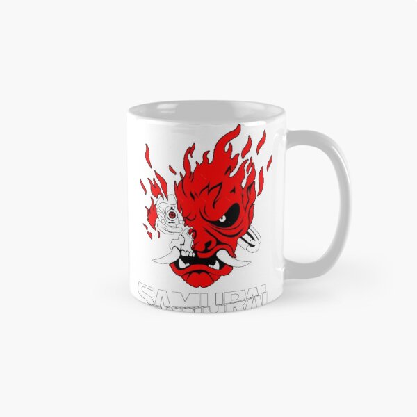 Item preview, Cyberpunk Samurai Band Red Oni Demon Logo designed and sold by PROCADO.