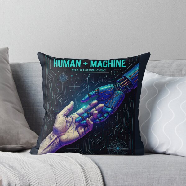 Item preview, Human + Machine – Where Ideas Become Systems designed and sold by Origamoart.