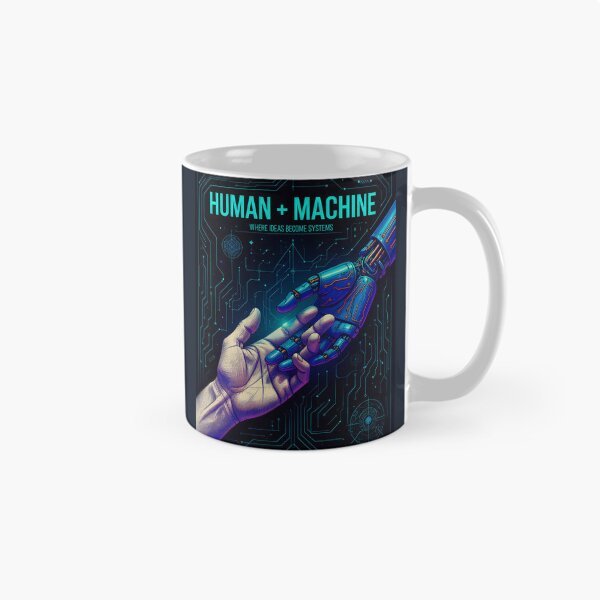 Item preview, Human + Machine – Where Ideas Become Systems designed and sold by Origamoart.