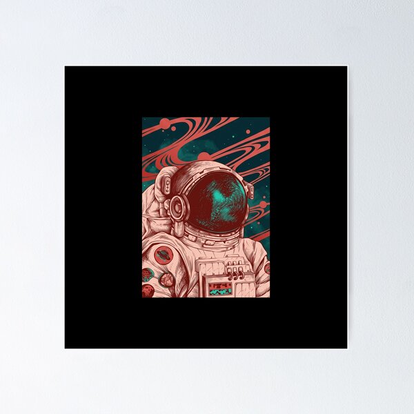 Item preview, Astronaut Portrait designed and sold by nanwy.