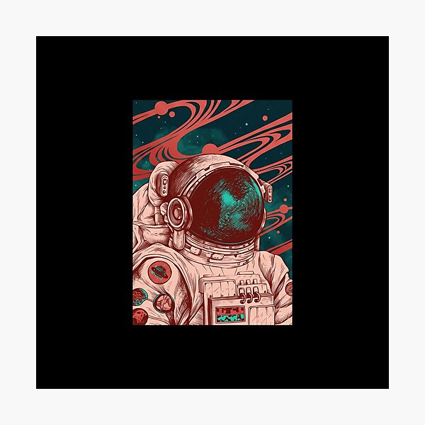 Item preview, Astronaut Portrait designed and sold by nanwy.